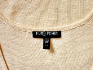 EILEEN FISHER ϸ Ǽ ޸ 100% ũ Ʈ ž(SIZE:55)